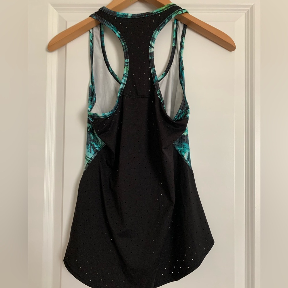 Athleta Women Tank Top‎ Floral Racerback XS - Picture 2 of 3